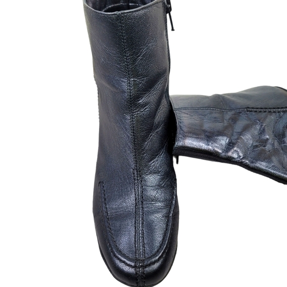 Sesto Meucci Italian Soft Leather Block Heel Ankle Boots‎ - Picture 5 of 12